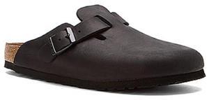 Birkenstock Boston Classic Arch Clog,Black Oiled Leather,43 M EU