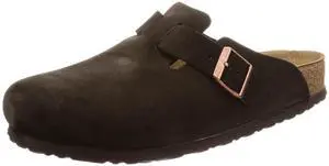 Birkenstock 66046138 Boston Mocha Suede SFB 38
