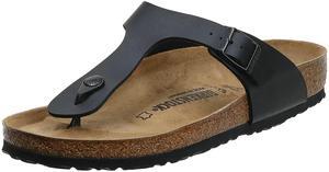 BIRKENSTOCK Gizeh Birko-Flor Black Birko-Flor 37 (US Women's 6-6.5) Regular