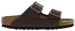 Birkenstock Arizona Unisex Dark Brown Birko-Flor Sandal 40 / Unisex US Size 9-9.5