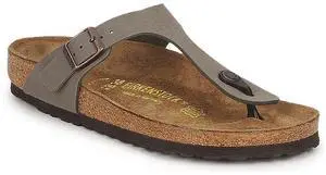 BIRKENSTOCK Women's Gizeh Thong Sandal, Stone, 40 R EU, 9-9.5 M US