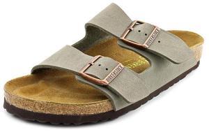 Birkenstock Arizona Birkibuc Sandal,Stone Birkibuc,42 M EU/11-11.5 B(M) US Women/9-9.5 B(M) US Men