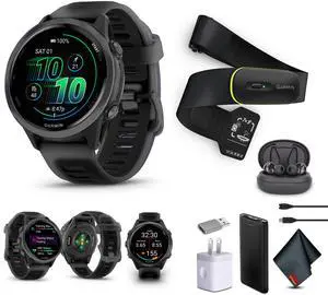 Garmin Forerunner 570  42MM, Black , Air Pro TWS Truly Wireless EarBuds