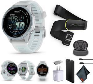 Garmin Forerunner 570  42MM, Whitestone/Cloud Blue , Air Pro EarBuds