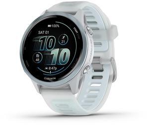 Garmin® Forerunner® 570, 42mm, Advanced GPS Running and Triathlon Smartwatch, AMOLED Display, Training and Recovery Features, Cloud Blue Aluminum with Translucent Whitestone/Cloud Blue Band