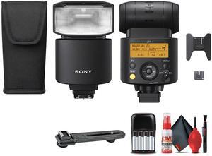 Sony HVL-F46RM Wireless Radio External Flash + AA Rechargeable Batteries + More