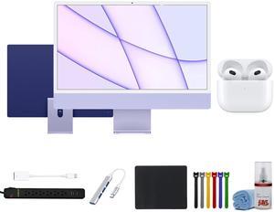 2021 Apple iMac with Apple M1 Chip with 8-core CPU (24-inch, 8GB RAM, 256GB SSD Storage)
