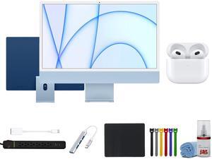 2021 Apple iMac with Apple M1 Chip with 8-core CPU (24-inch, 8GB RAM, 256GB SSD Storage) Blue