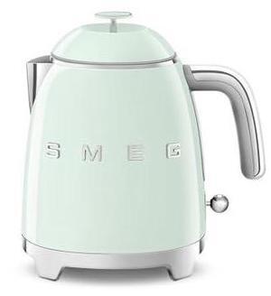 SMEG Mini 50's Retro Style 3 Cup Electric Kettle with Double Wall Anti Slip Base and Water Level Indicator (Pastel Green)