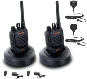 2 x Motorola BPR40 Mag One Series 4W 8-Channel UHF Two-Way Radio - Bundle