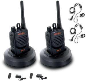 2 x Motorola BPR40 Mag One Series 4W 8-Channel UHF Two-Way Radio - Bundle
