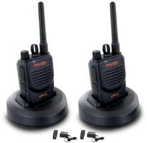 2 x Motorola BPR40 Mag One Series 4W 8-Channel UHF Two-Way Radio - Bundle