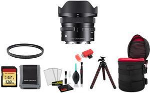 Sigma 17mm f/4 DG DN Contemporary Lens for Sony E Mount with Lens Case