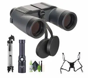 Fujinon 7x50 WP-XL Mariner Binoculars, LED FLASHLIGHT, Tripod 72 INCH, Bundle