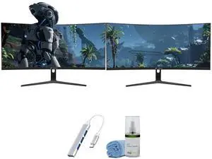 Crua 27 inch 180HZ Monitor 2 pack