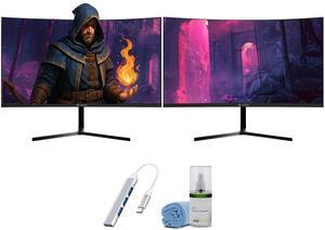 Crua 24 inch 100HZ Monitor 2 pack