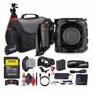 Canon EOS C400 6K Full-Frame Cinema Camera (Canon RF) + 64GB Memory Card + More