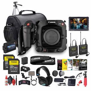 Canon EOS C400 6K Full-Frame Cinema Camera (Canon RF) + Mic System + Monitor + More