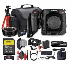 Canon EOS C400 6K Full-Frame Cinema Camera (Canon RF) + 64GB Memory Card + More