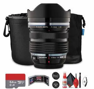 Olympus M.Zuiko Digital ED 7-14mm f/2.8 PRO Lens Bundle