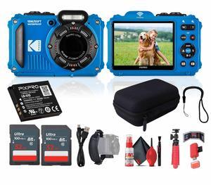 Kodak Pixpro WPZ2 Digital Camera in Blue (WPZ2BL) Bundle with Accessories