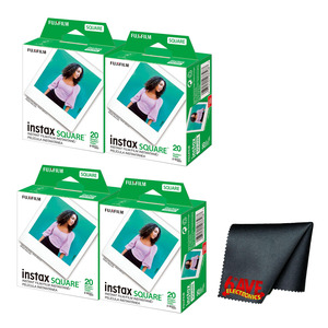 thumbnail image 2 of Instax Mini Film Fujifilm Instax Wide Film 40 Exposures Cleaning Cloth Bundle Instax Mini Evo 2 of 11