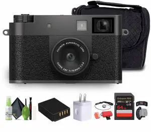 FUJIFILM X half Digital Camera (Charcoal Silver), SOFT CASE-SMALL