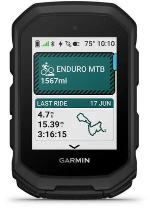 GarminÂ® EdgeÂ® MTB, Rugged GPS Bike Computer with Preloaded, Full-Color Trail Maps and Advanced Performance-Tracking for Mountain Bikers