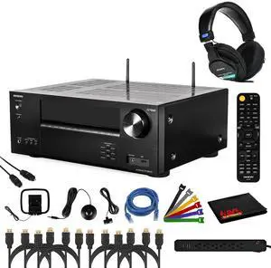 Onkyo TX-NR6100 7.2 Channel THX Certified Network AV Receiver Bundle
