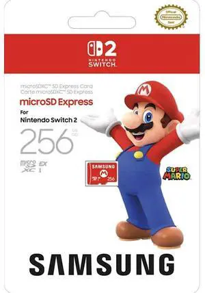Nintendo NSW2SSDE256G Samsung MicroSD Express Card - 256GB