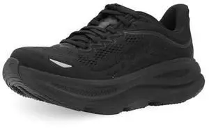Hoka Women's Bondi 9 Sneaker, Black/Black, 9