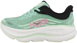 Hoka Women's Bondi 9 Sneaker, Blue Spark/Mint Fluorite, 9.5