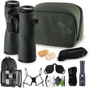 Swarovski 12x42 NL Pure Binoculars Bundle