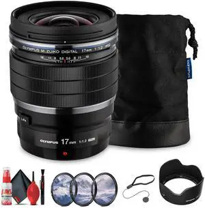 Olympus M.Zuiko Digital ED 17mm f/1.2 PRO Lens Bundle