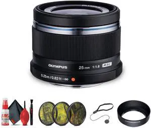 Olympus M.Zuiko Digital 25mm f/1.8 Lens Bundle