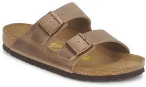 Birkenstock Unisex's Sandals Mule, Waxy Leather Tobacco Brown, 5 UK Narrow