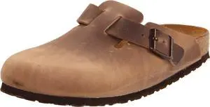 Birkenstock Boston Classic Arch Clog,Tobacco Brown Leather,36 M EU