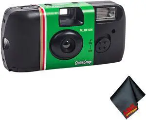 FUJIFILM QuickSnap Flash 400 Disposable Camera (27 Exposures), Bundle