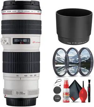 Canon EF 70-200mm f/4L USM Lens | Lightweight L-Series Telephoto Zoom for Canon DSLR Cameras | Pro-Grade Optics for Portraits, Sports, Wildlife, and Travel + More