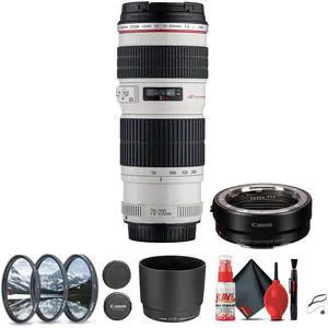 Canon EF 70-200mm f/4L USM Lens | Lightweight L-Series Telephoto Zoom for Canon DSLR Cameras | Pro-Grade Optics for Portraits, Sports, Wildlife, and Travel + More