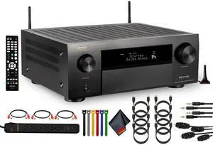 Denon AVR-X6800H 11.4-Channel Network A/V Receiver Bundle