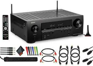 Denon S-Series AVR-S670H 5.2-Channel Network A/V Receiver Bundle