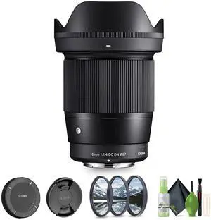 Sigma 16mm f/1.4 DC DN Contemporary Canon RF Bundle 3
