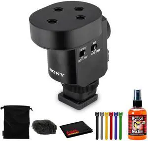 Sony ECM-M1 Compact Camera-Mount Digital Shotgun Microphone Bundle