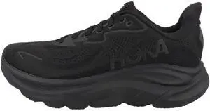 Hoka Women's Clifton 10 Sneaker, Black/Black, 7