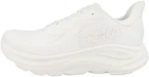 Hoka Women's Clifton 10 Sneaker, White/White, 9.5