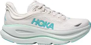Hoka Women's Bondi 9 Sneaker, Frost/Cielo Blue, 9.5
