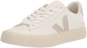 Veja Women's Campo Sneakers, Extra White/Natural Suede, 8 Medium US