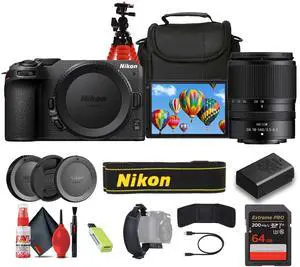 Nikon Z30 Lightweight Mirrorless Camera with DX 18-140mm Lens Bundle