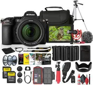 Nikon Z5 II Mirrorless Camera w/ 24-200mm Lens + 2x 64GB Card + Tripods + More